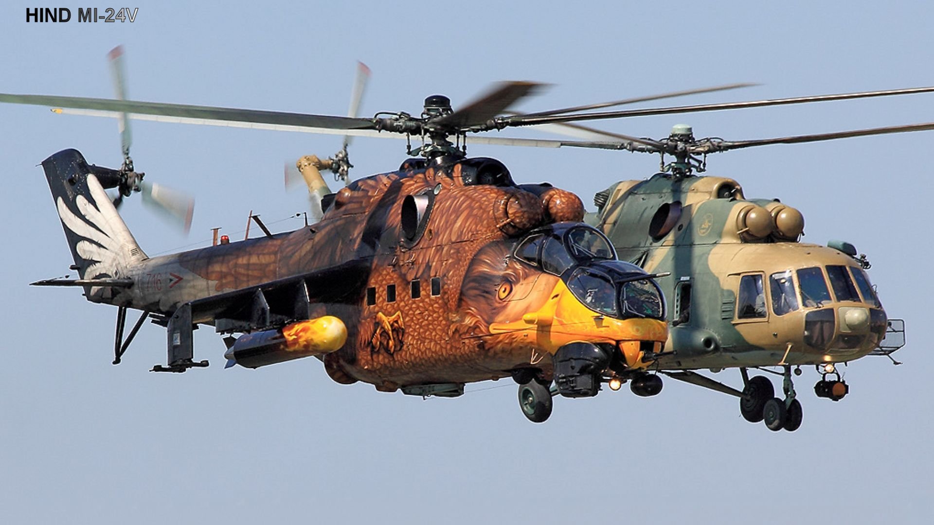mi 24, Hind, Gunship, Russian, Russia, Military, Weapon, Helicopter, Aircraft,  69 Wallpaper