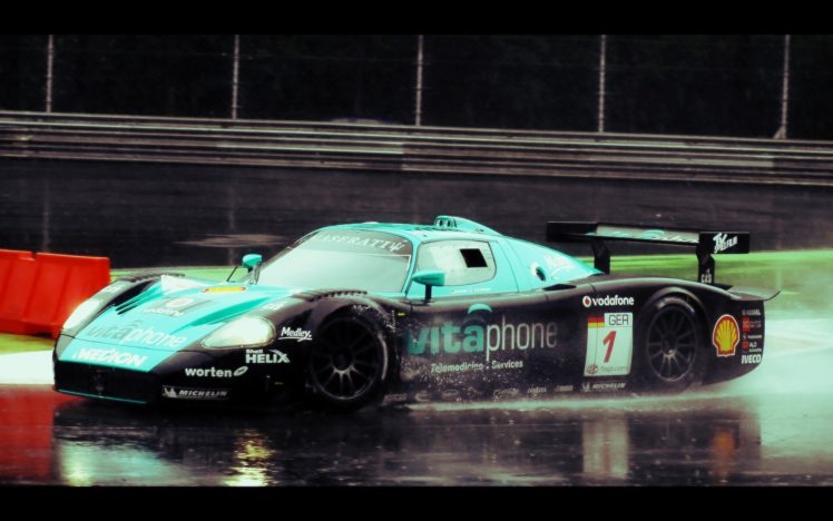 rain, Maserati, Mc12, Racing, Cars HD Wallpaper Desktop Background