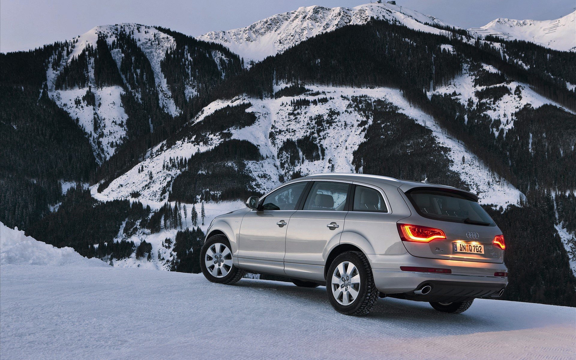 mountains, Cars, Audi, Q7, Sports, Cars, Suv, German, Cars Wallpaper