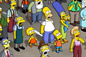 homer, Simpson, The, Simpsons, Bart, Simpson, Lisa, Simpson, Ned, Flanders, Marge, Simpson, Maggie, Simpson, Rod, And, Todd, Flanders, Moe, Szyslak