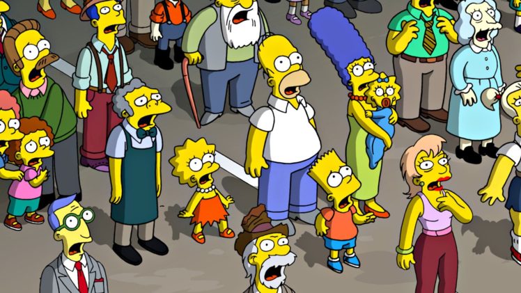 homer, Simpson, The, Simpsons, Bart, Simpson, Lisa, Simpson, Ned, Flanders, Marge, Simpson, Maggie, Simpson, Rod, And, Todd, Flanders, Moe, Szyslak HD Wallpaper Desktop Background