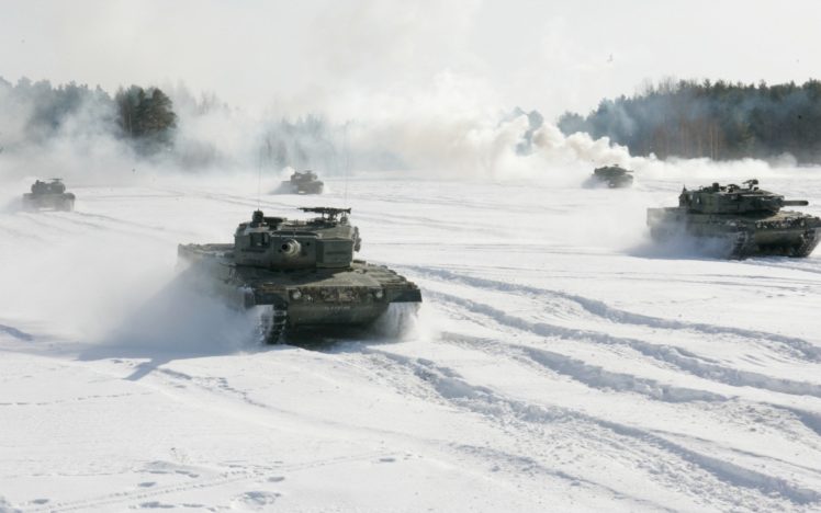 snow, Military, Tanks HD Wallpaper Desktop Background