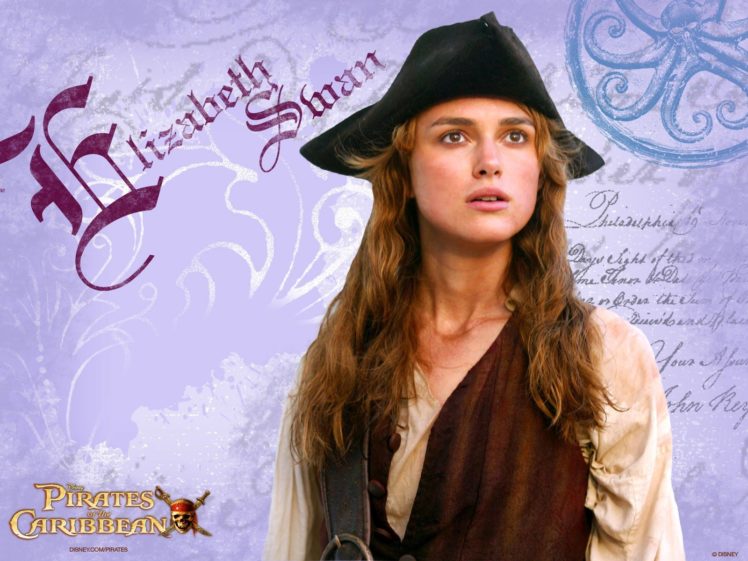movies, Keira, Knightley, Pirates, Of, The, Caribbean, Elizabeth, Swann HD Wallpaper Desktop Background