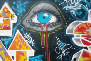 paintings, Eyes, Blood, Graffiti, Artwork, All, Seeing, Eye
