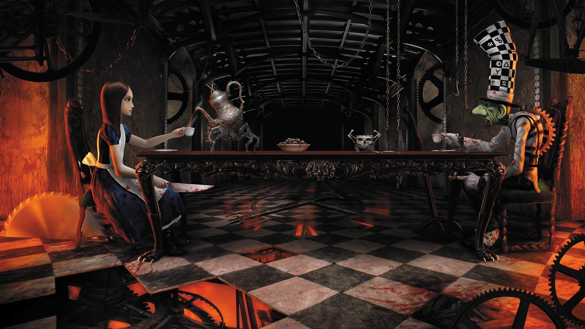 video, Games, Mad, Hatter, Artwork, American, Mcgees, Alice Wallpaper