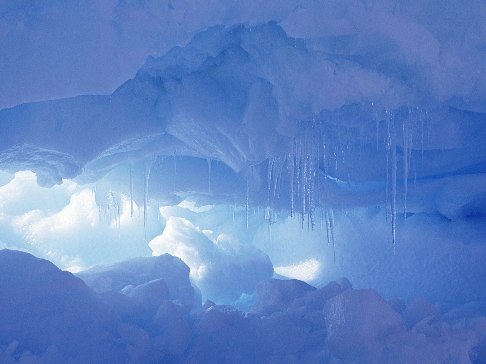 ice, Landscapes, Caves Wallpaper