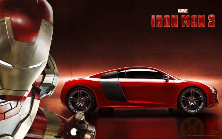 iron, Man, Audi, Marvel, Comics, Iron, Man, 3, Audi, E tron HD Wallpaper Desktop Background