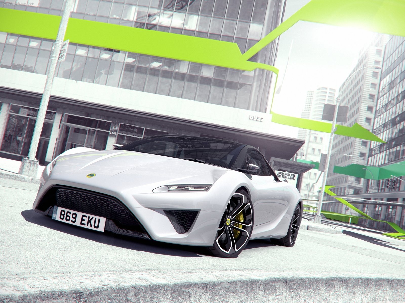 white, Concept, Art, Lotus, Elise Wallpaper