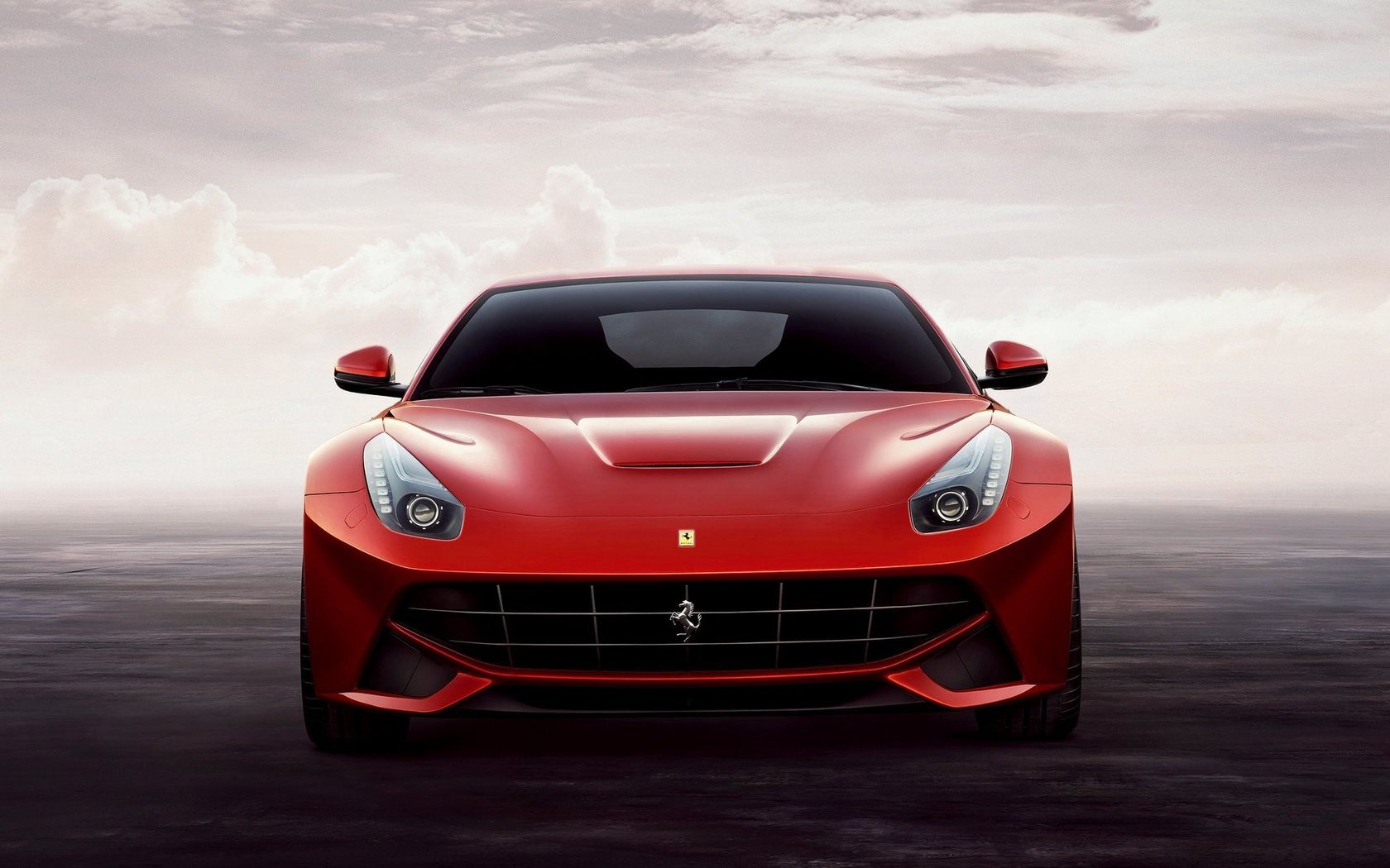 cars, Ferrari, Red, Cars, Sports, Cars, Front, View, Ferrari, F12, Berlinetta Wallpaper