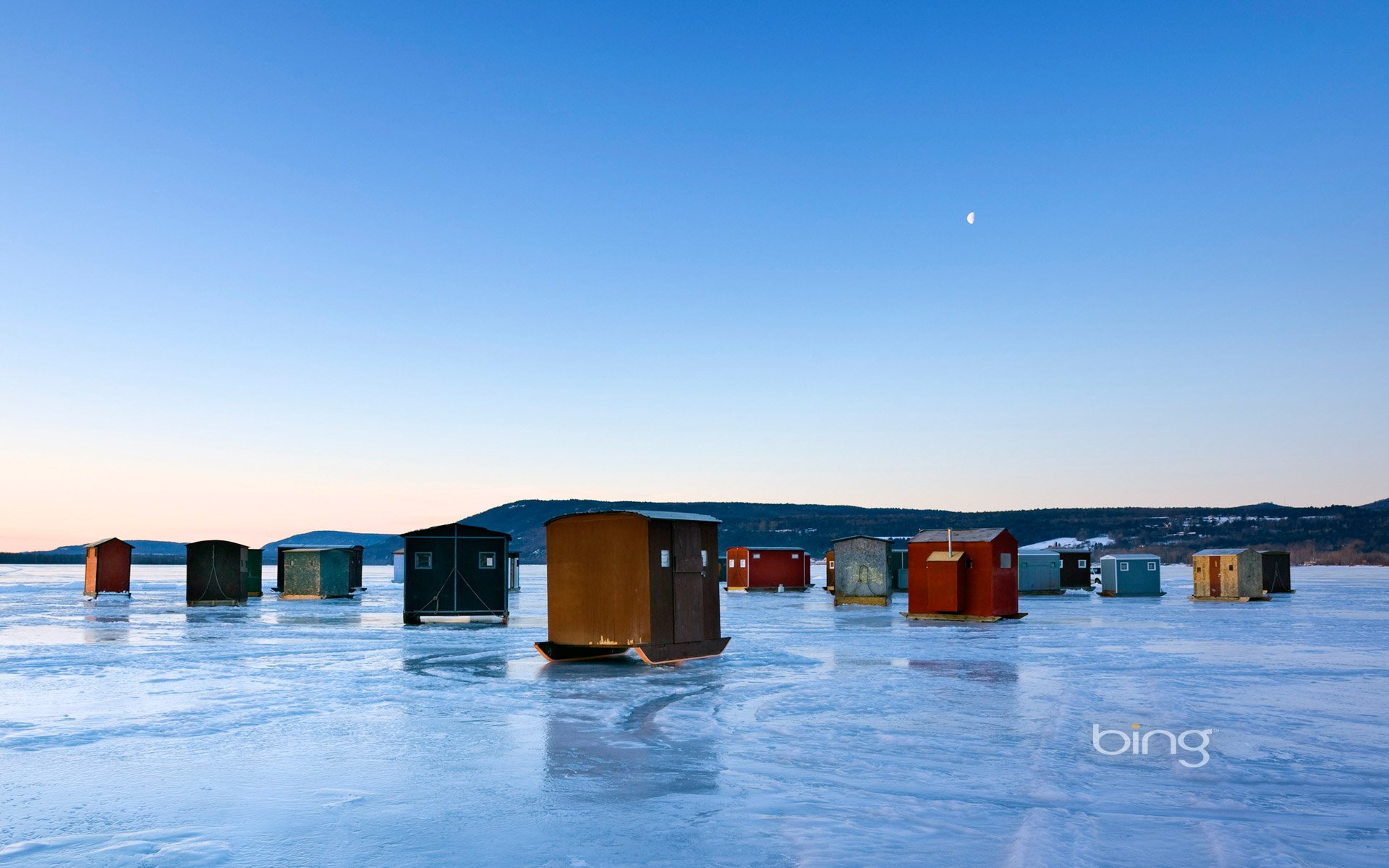 fishing, Fish, Sport, Water, Fishes, Lake, Winter, Ice, House, Shack Wallpaper