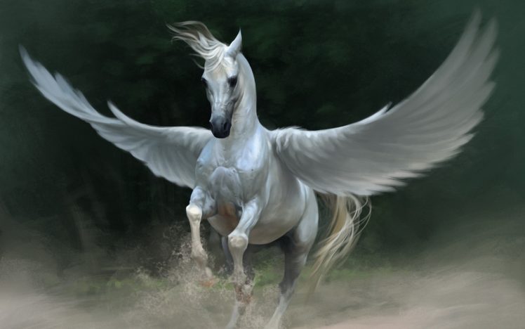 fantasy, Art, Cg, Digital, Manip, Wings, Pegasus, Horses HD Wallpaper Desktop Background