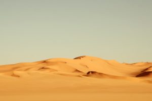 desert, Sand, Dunes, Sky