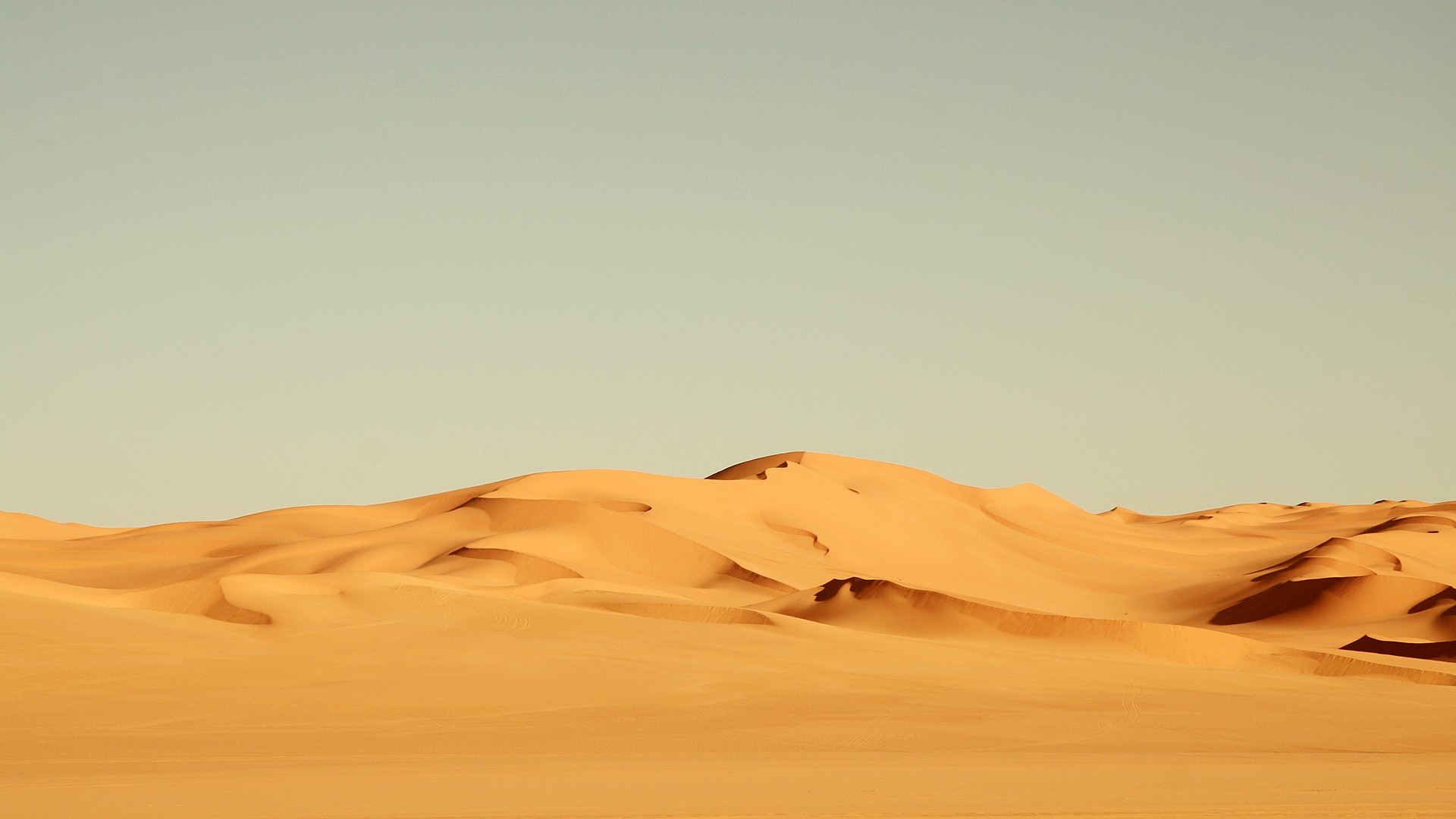 desert, Sand, Dunes, Sky Wallpaper
