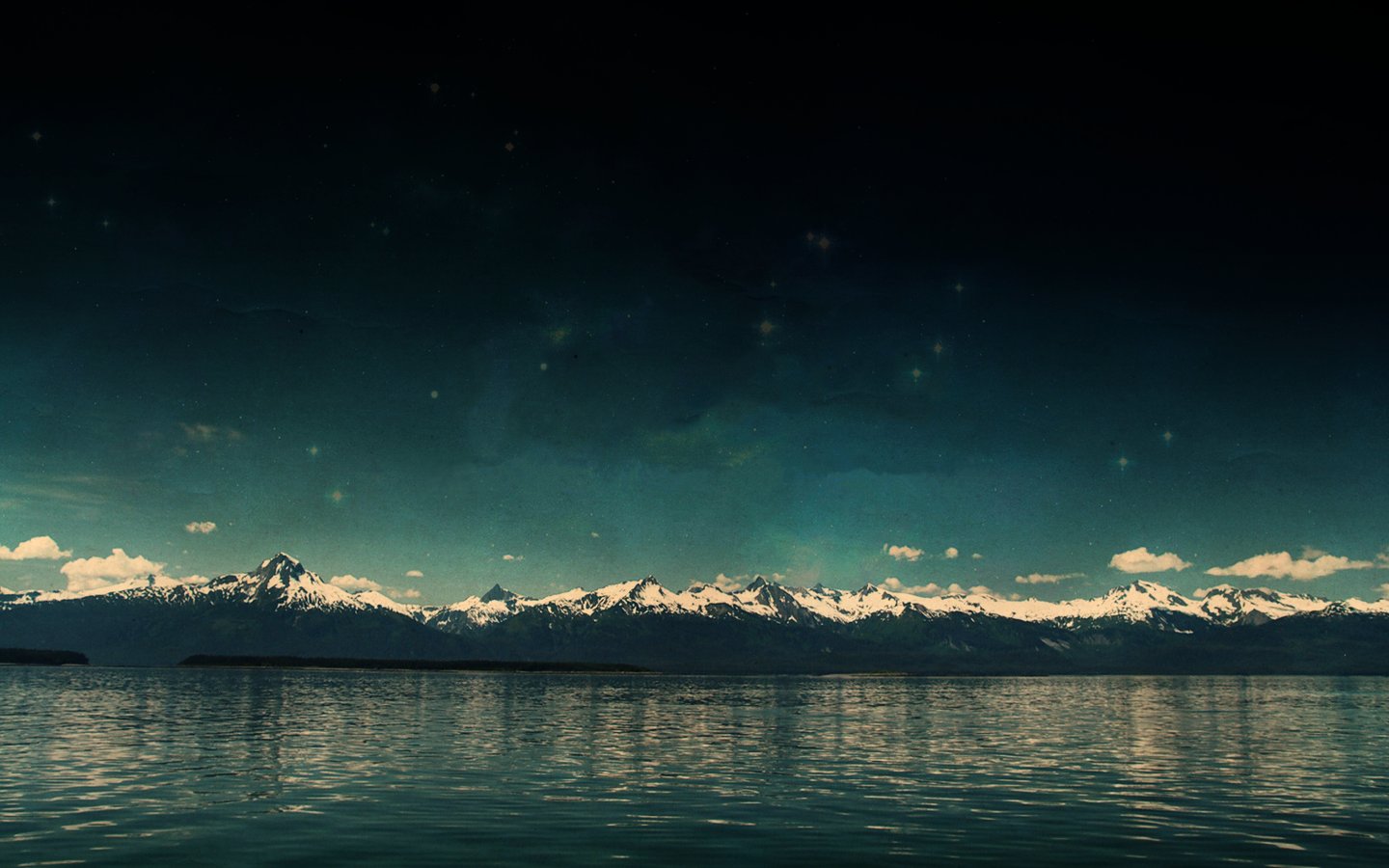 lakes, Skyscapes, Night, Sky Wallpaper