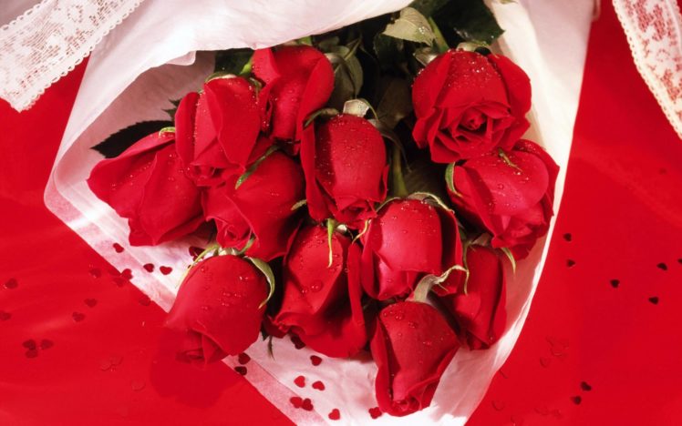 flowers, Bouquet, Roses, Red, Rose HD Wallpaper Desktop Background