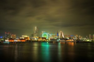 light, Water, Cityscapes, Night, Multicolor, Downtown