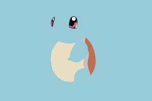 water, Pokemon, Blue, Minimalistic, Squirtle
