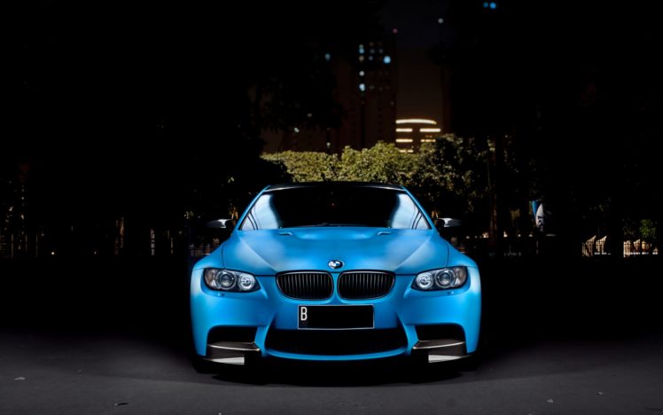 bmw, M3, Cars, Tuning, Night, City, Blue HD Wallpaper Desktop Background