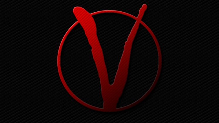 Symbol V For Vendetta Black Background Wallpapers Hd