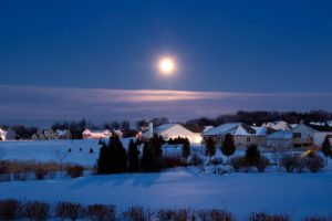 landscapes, Moon, December