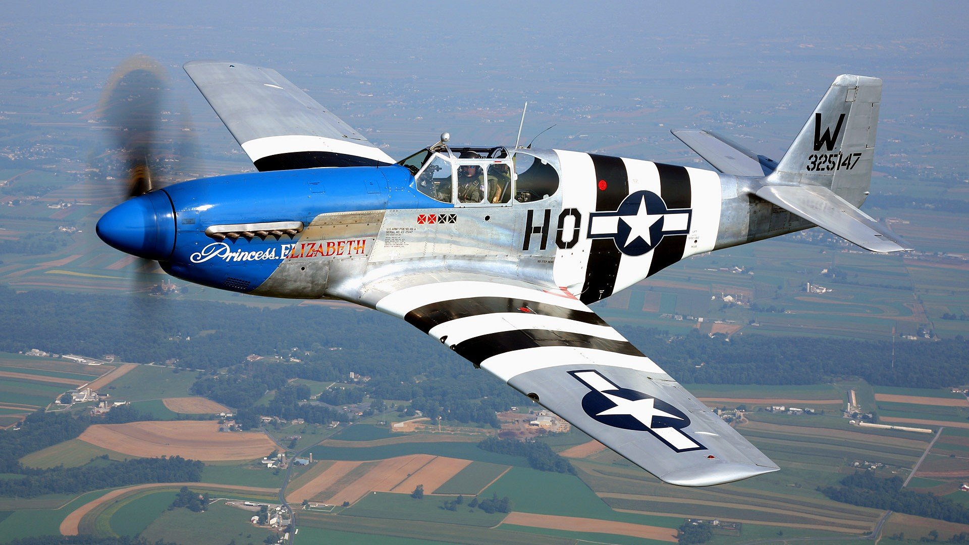 aircraft, Warbird, P 51, Mustang Wallpaper