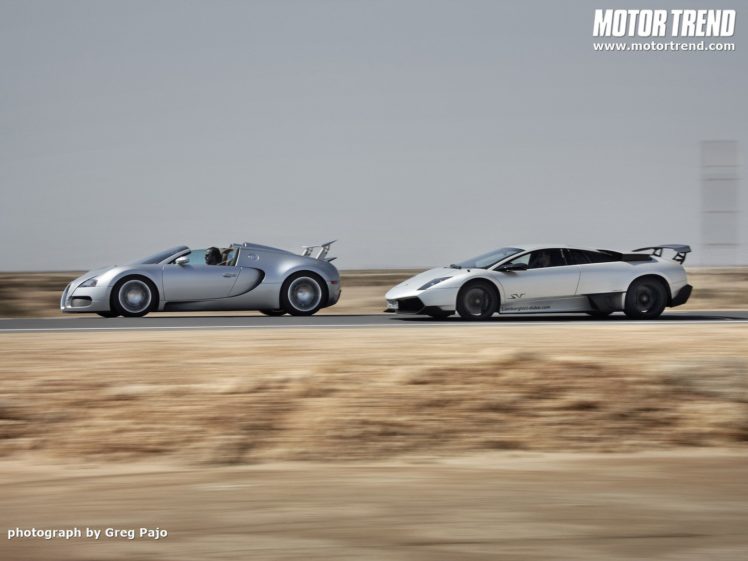 cars, Bugatti, Veyron, Grand, Lamborghini, Murcielago, Lamborghini, Murciaia HD Wallpaper Desktop Background