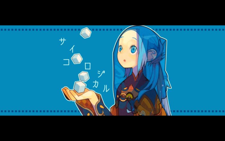 blocks, Paint, Anime, Anime, Girls, Zaregoto HD Wallpaper Desktop Background