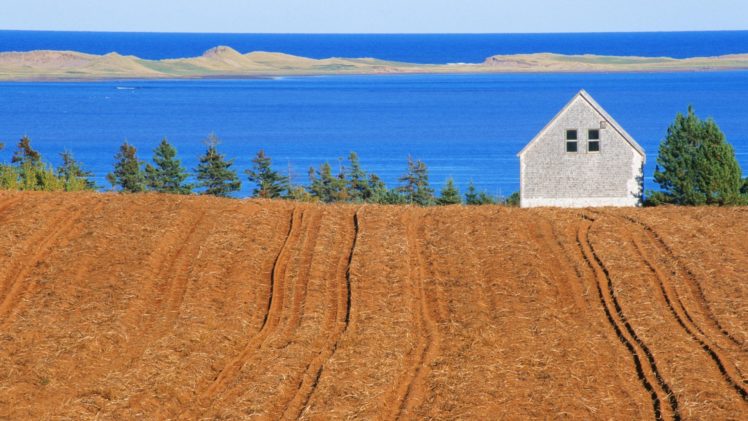 canada, Islands, Crop, French, Farms, Rivers, Prince, Edward, Island HD Wallpaper Desktop Background