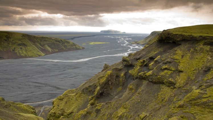 ocean, Clouds, Landscapes, Iceland, Scenic HD Wallpaper Desktop Background