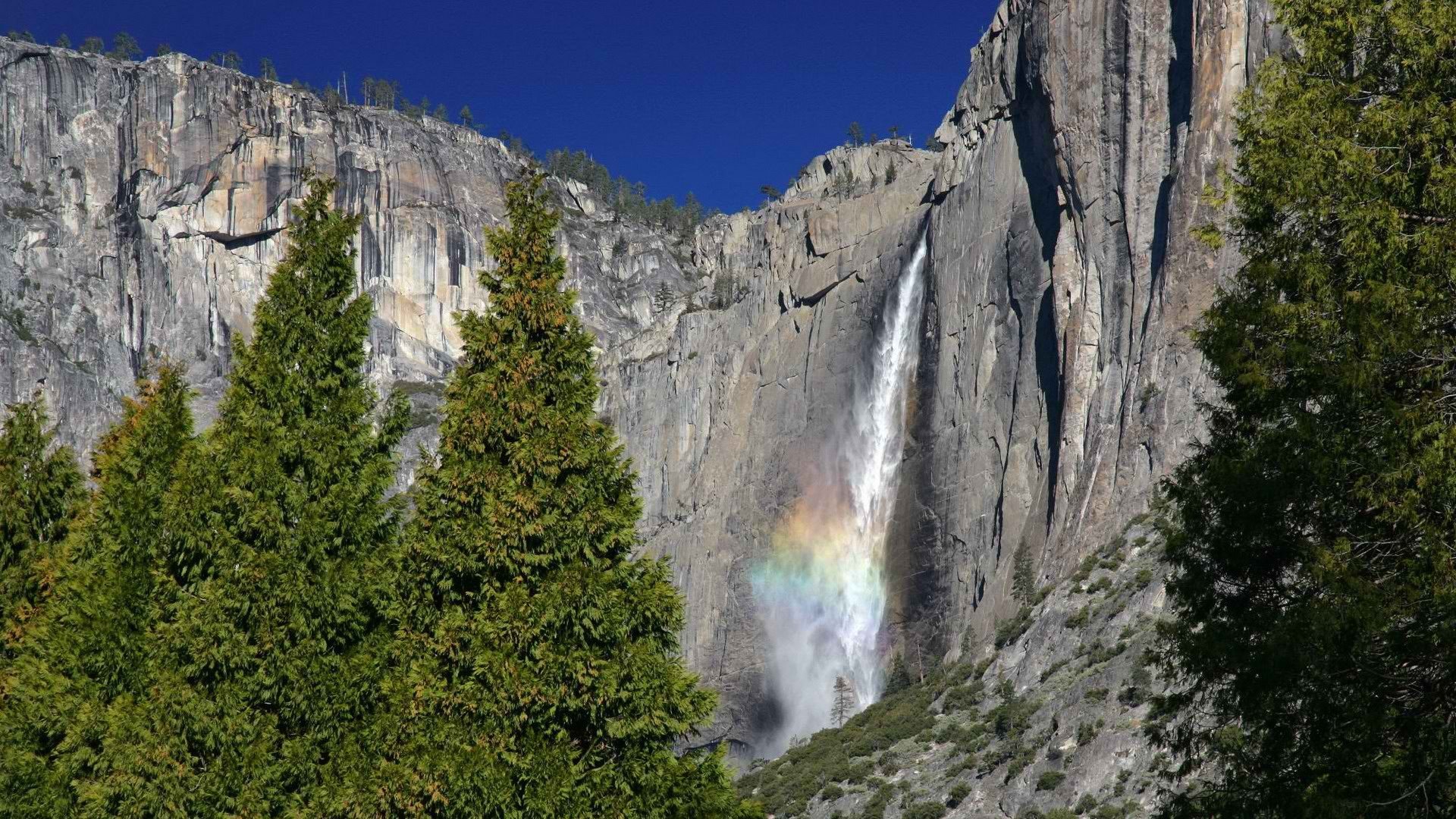 falls, California, National, Park, Yosemite, National, Park Wallpaper