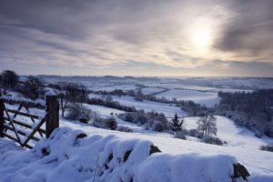 landscapes, Winter, Snow, England