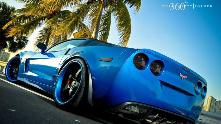blue, Cars, Chevrolet, Corvette, Wheels, Corvette HD Wallpaper Desktop Background