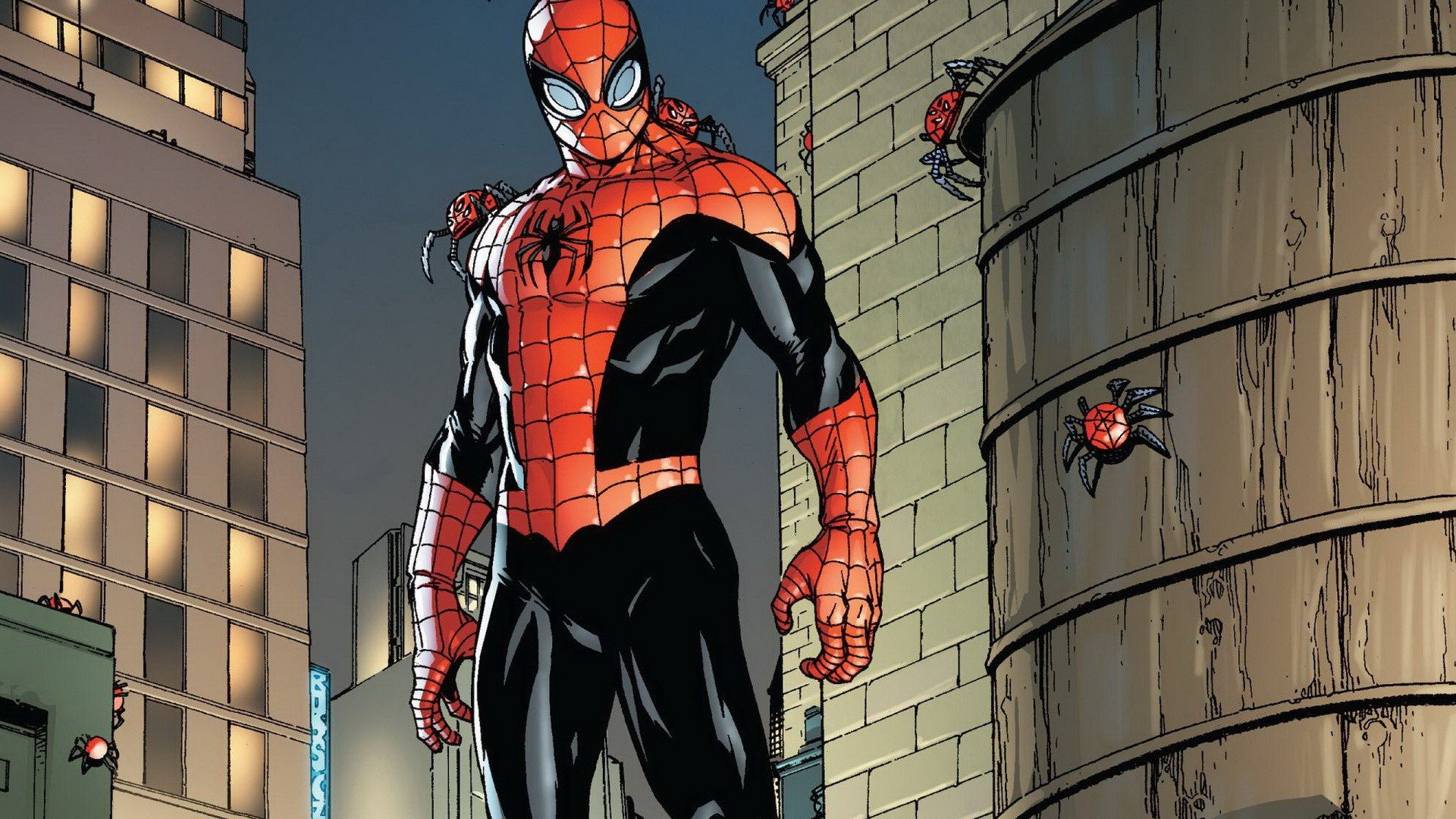 spider man, Marvel, Comics, Superior, Spider man, Otto, Octavius Wallpaper