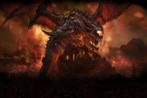 dragons, World, Of, Warcraft, Destruction, Deathwing