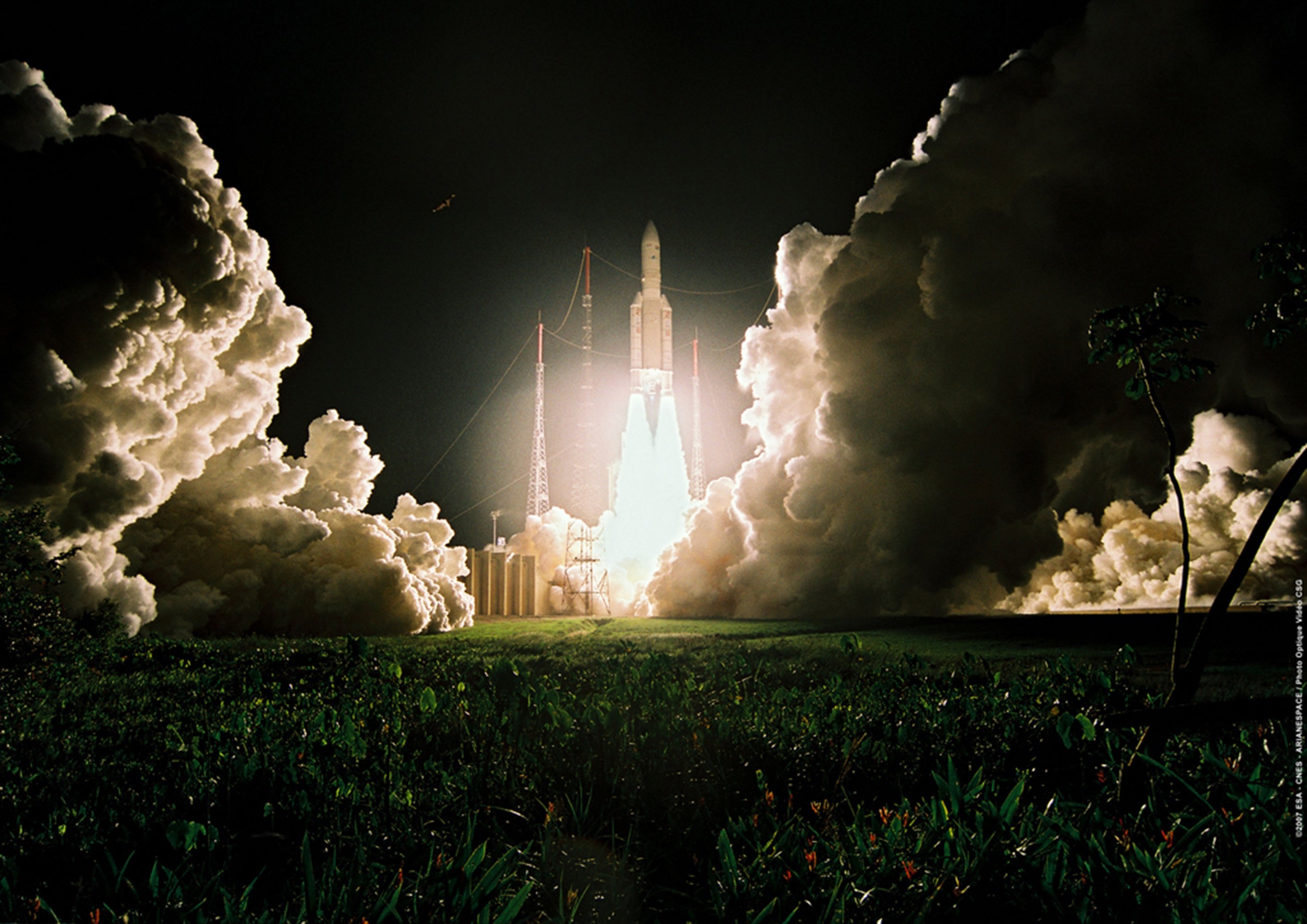 ariane, 5, Eca, Lift off, 2829x2000 Wallpaper