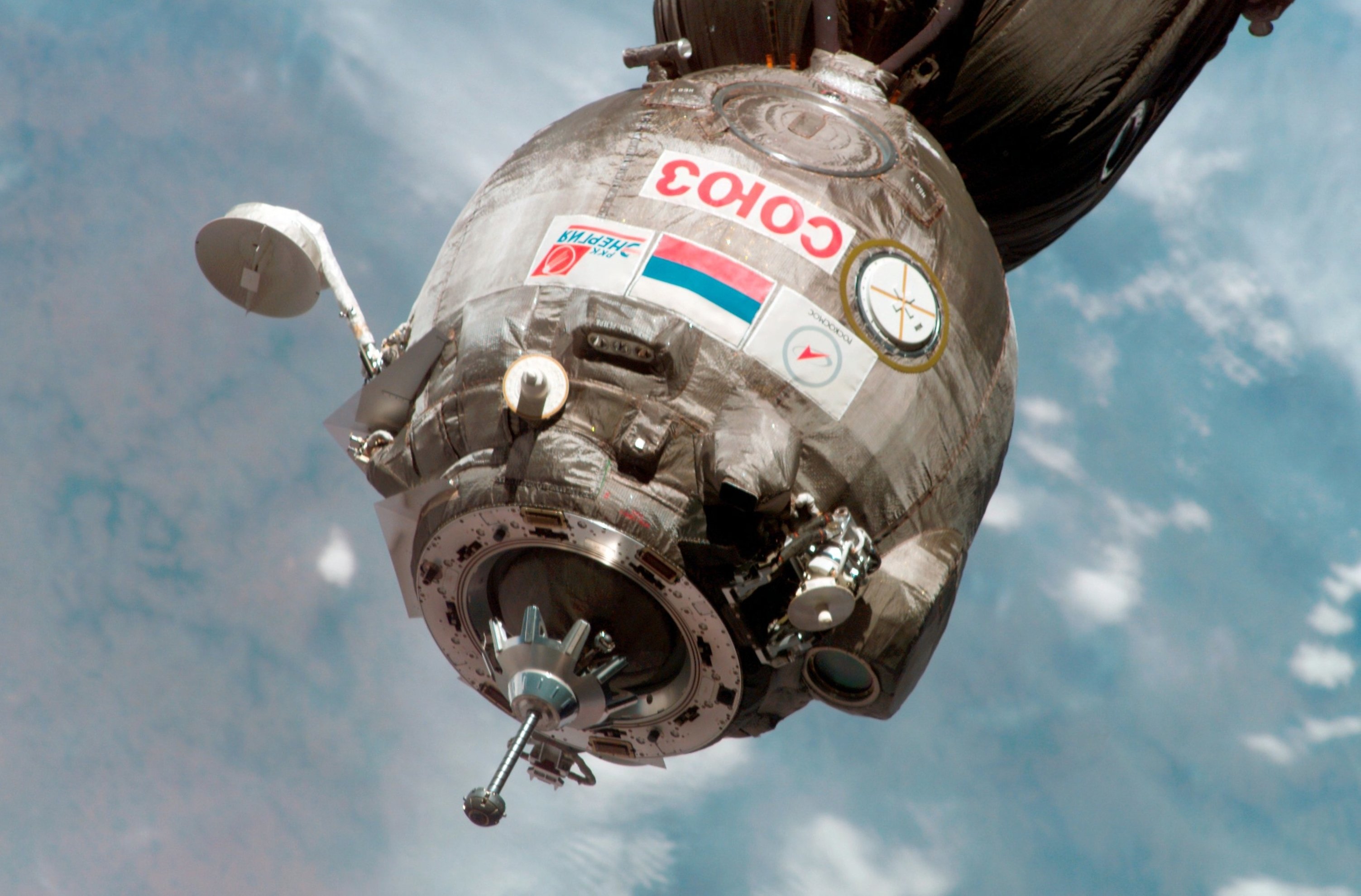 roscosmos, Esa, Space, Soyuz, As, Seen, From, Iss, 3006x1979 Wallpaper