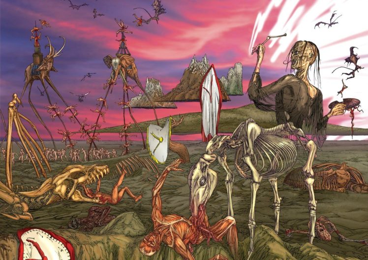 satanic, Demon, Monster, Horror, Evil, Death, Gore, Macabre, Fantasy HD Wallpaper Desktop Background