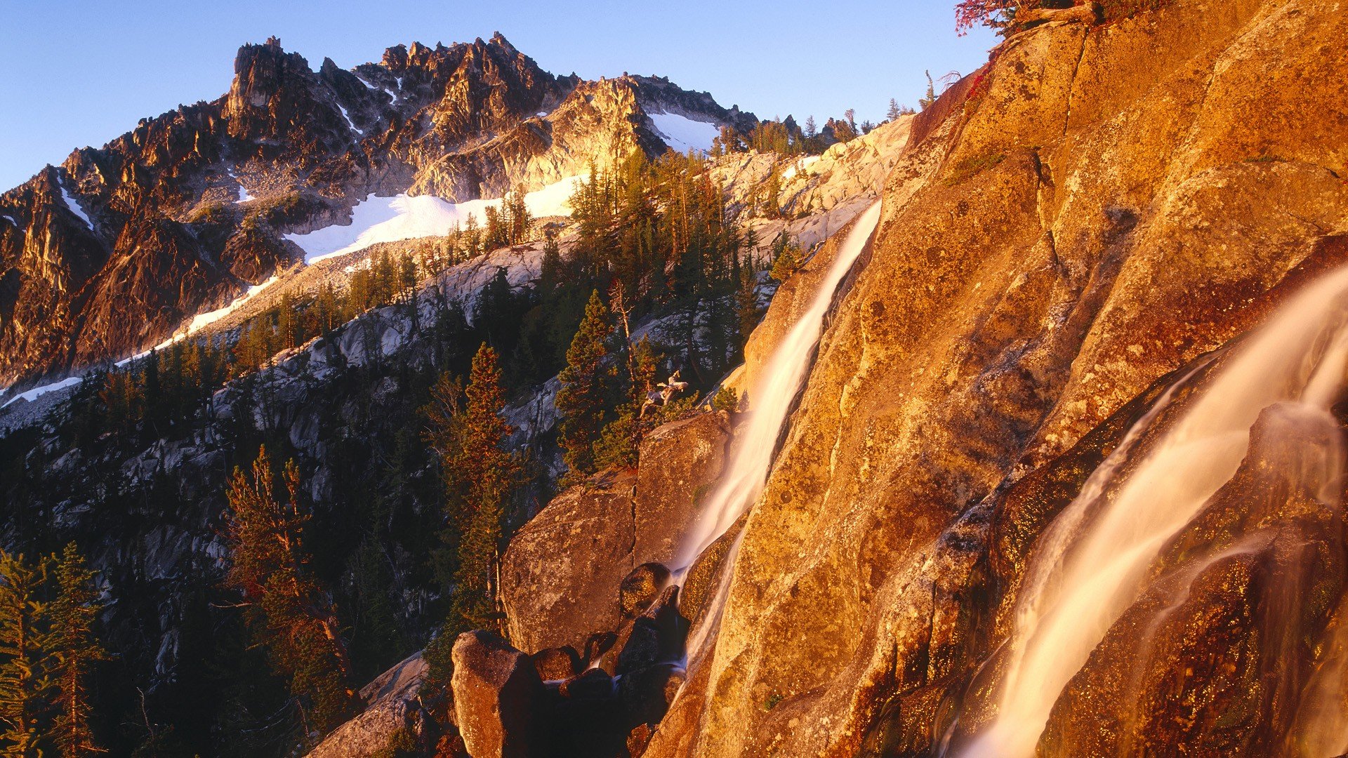 sunrise, Nature, Peak, Washington Wallpaper
