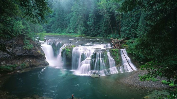 forests, Falls, National, Rivers, Washington HD Wallpaper Desktop Background