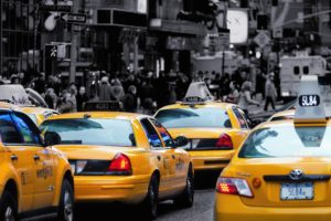streets, Cars, Traffic, New, York, City, Taxi, Vehicles, Selective, Coloring, Cities