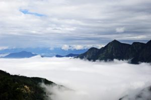 mountains, Clouds, Nature, Trees, Taiwan, Skies