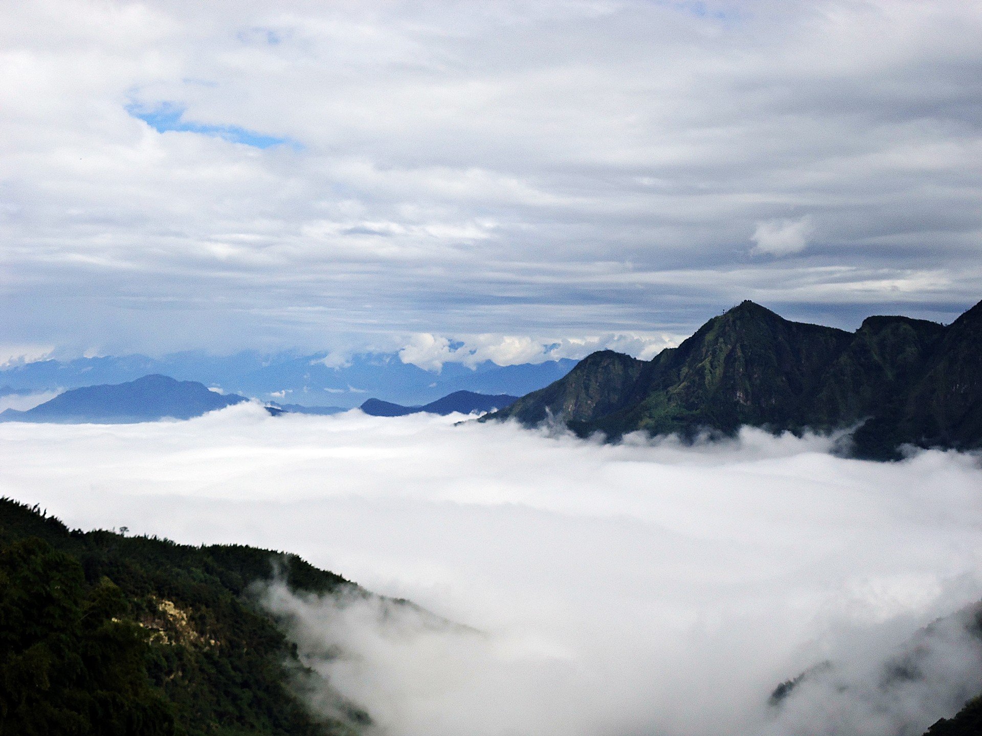 mountains, Clouds, Nature, Trees, Taiwan, Skies Wallpaper