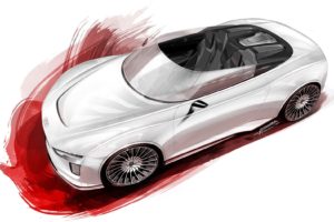 cars, Audi, Concept, Art, Audi, E tron, Spyder