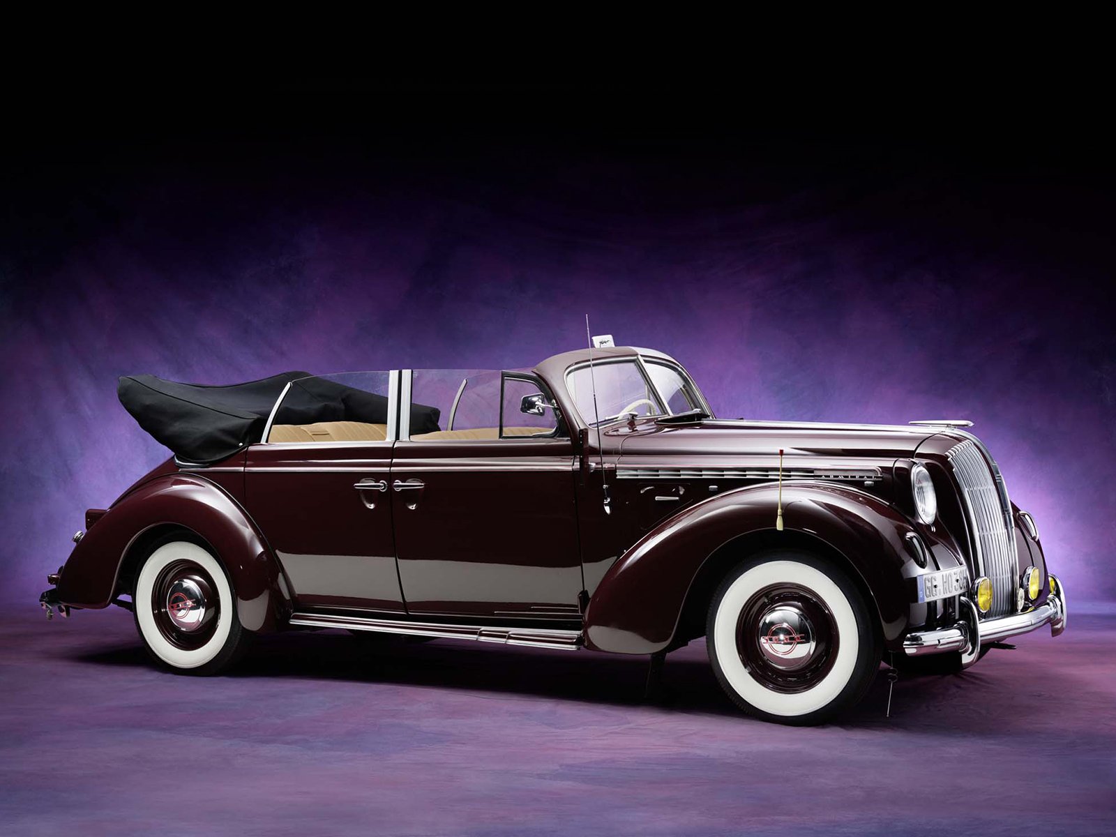 1938, Opel, Admiral, 4 door, Cabriolet, Retro, Luxury Wallpaper