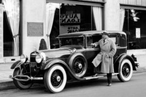 1929, Lincoln, Model l, 2 window, Town, Sedan, 169a, Retro, Luxury