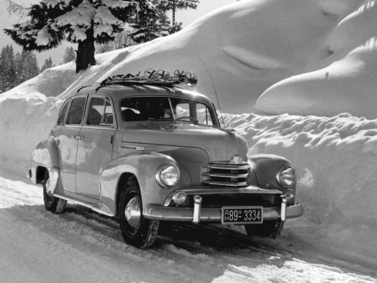 1951 53, Opel, Kapitan, Retro HD Wallpaper Desktop Background