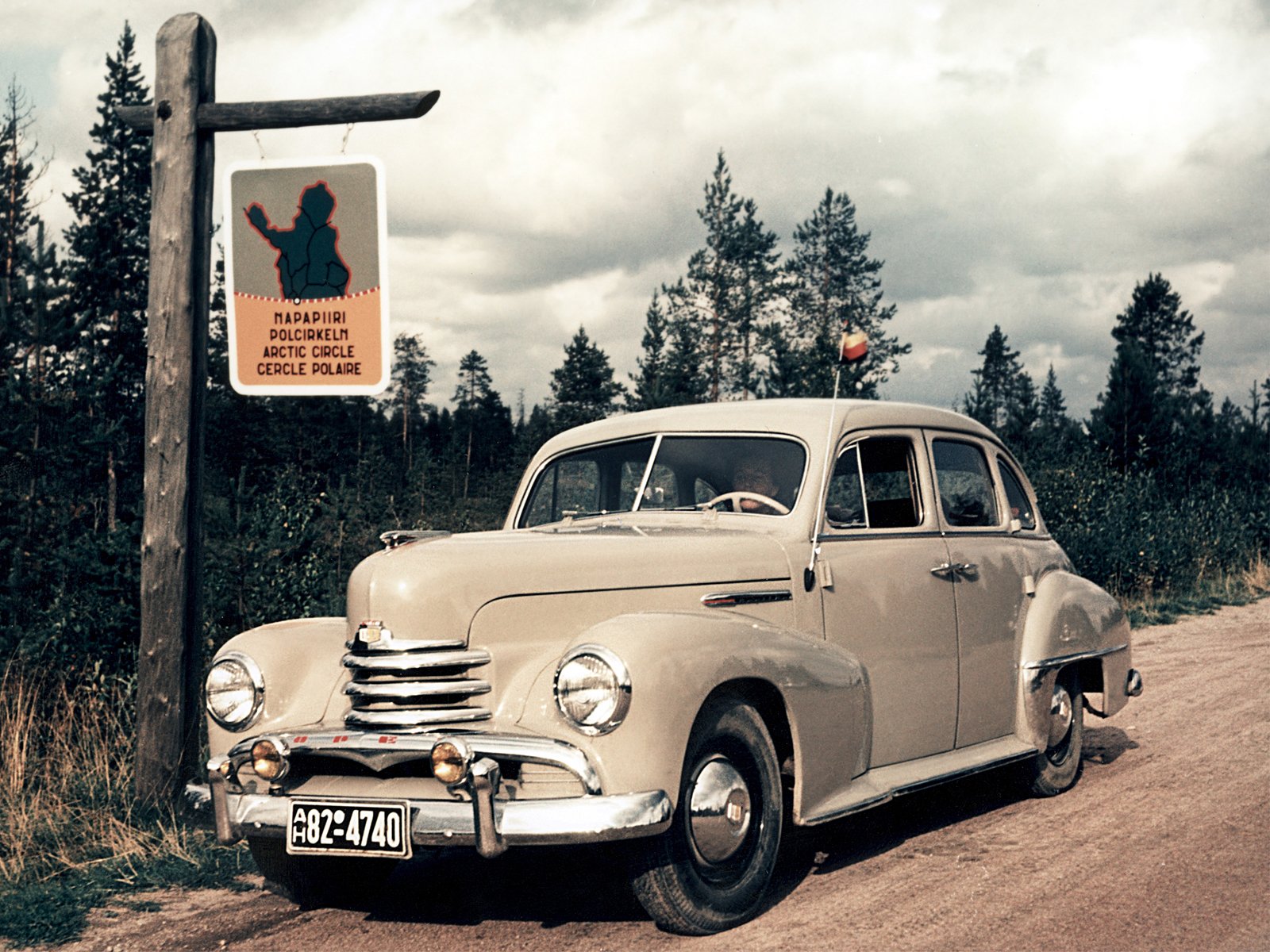 1951 53, Opel, Kapitan, Retro Wallpaper