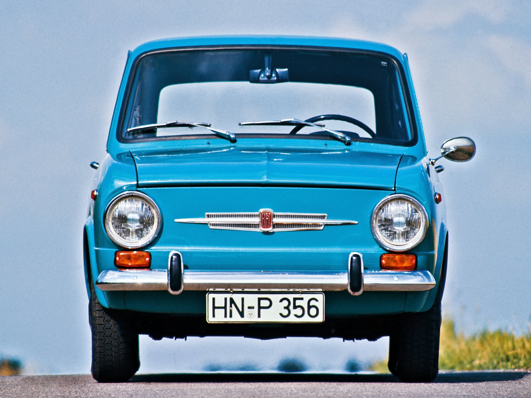 1964, Fiat, 850, Classic Wallpaper