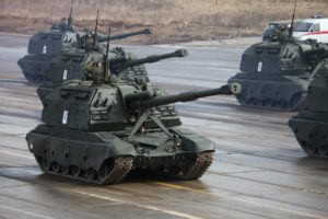 2s19m2, Msta s, Sph, Howtizer, Russian, Army, Russia, Parade, Victory, Day, Parade, 2014, Rehearsal, In, Alabin