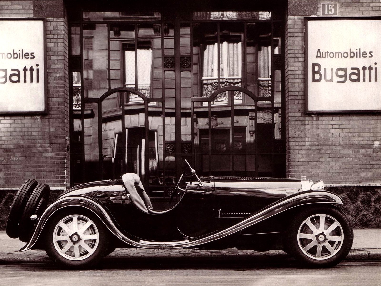 1932 35, Bugatti, Type 55, Roadster, Retro Wallpaper